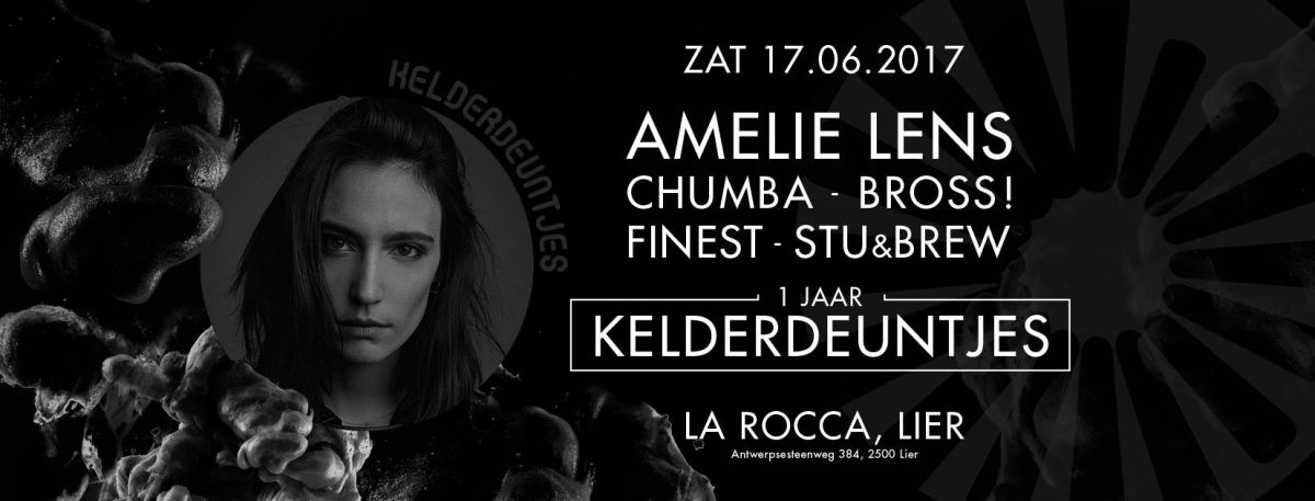 Kelderdeuntjes invites Amelie Lens affiche